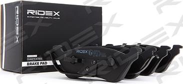 RIDEX 402B0166 - Brake Pad Set, disc brake autospares.lv