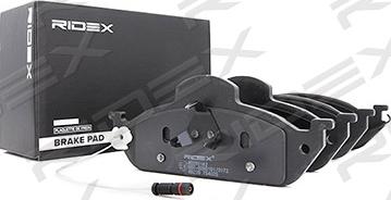 RIDEX 402B0162 - Brake Pad Set, disc brake autospares.lv