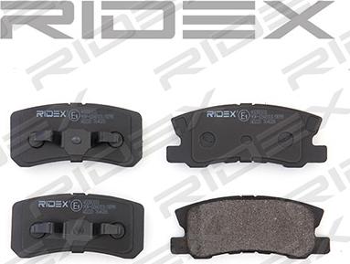 RIDEX 402B0101 - Brake Pad Set, disc brake autospares.lv