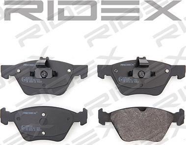 RIDEX 402B0103 - Brake Pad Set, disc brake autospares.lv