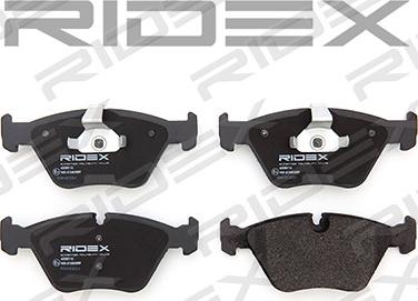 RIDEX 402B0116 - Brake Pad Set, disc brake autospares.lv