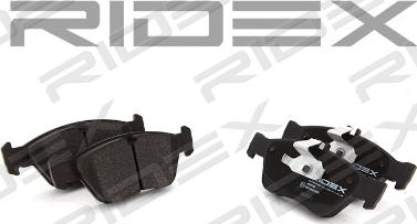 RIDEX 402B0118 - Brake Pad Set, disc brake autospares.lv