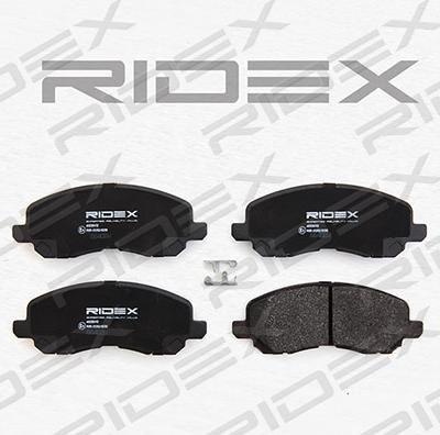 RIDEX 402B0112 - Brake Pad Set, disc brake autospares.lv