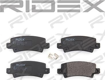 RIDEX 402B0183 - Brake Pad Set, disc brake autospares.lv