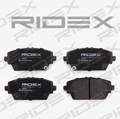 RIDEX 402B0135 - Brake Pad Set, disc brake autospares.lv