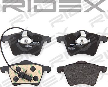 RIDEX 402B0130 - Brake Pad Set, disc brake autospares.lv