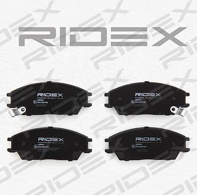 RIDEX 402B0132 - Brake Pad Set, disc brake autospares.lv