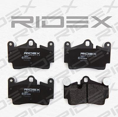 RIDEX 402B0137 - Brake Pad Set, disc brake autospares.lv