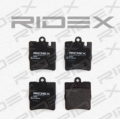 RIDEX 402B0120 - Brake Pad Set, disc brake autospares.lv