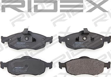 RIDEX 402B0172 - Brake Pad Set, disc brake autospares.lv