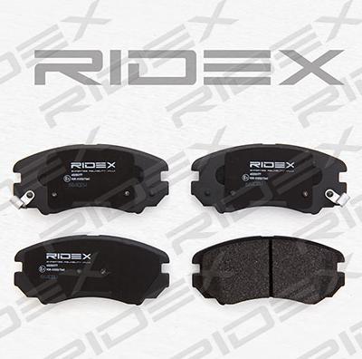 RIDEX 402B0177 - Brake Pad Set, disc brake autospares.lv