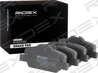 RIDEX 402B0844 - Brake Pad Set, disc brake autospares.lv