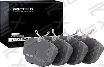 RIDEX 402B0848 - Brake Pad Set, disc brake autospares.lv