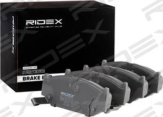 RIDEX 402B0854 - Brake Pad Set, disc brake autospares.lv