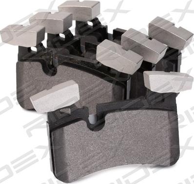 RIDEX 402B0855 - Brake Pad Set, disc brake autospares.lv