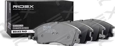 RIDEX 402B0394 - Brake Pad Set, disc brake autospares.lv