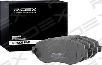 RIDEX 402B0349 - Brake Pad Set, disc brake autospares.lv