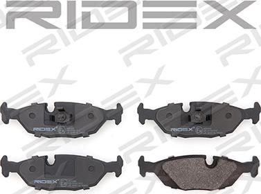 RIDEX 402B0348 - Brake Pad Set, disc brake autospares.lv