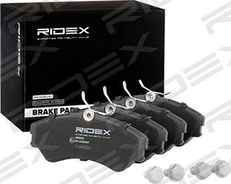 RIDEX 402B0362 - Brake Pad Set, disc brake autospares.lv