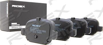 RIDEX 402B0314 - Brake Pad Set, disc brake autospares.lv