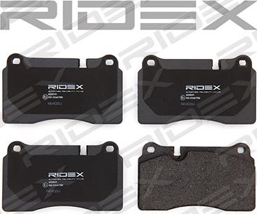 RIDEX 402B0311 - Brake Pad Set, disc brake autospares.lv