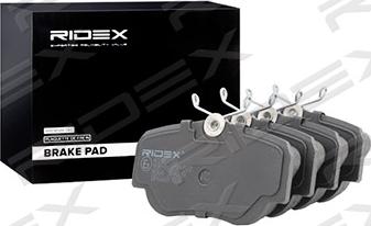 RIDEX 402B0330 - Brake Pad Set, disc brake autospares.lv