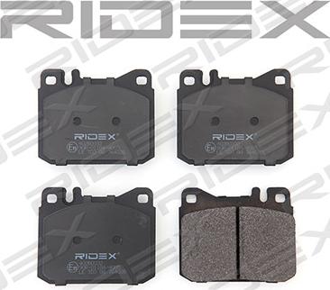 RIDEX 402B0332 - Brake Pad Set, disc brake autospares.lv