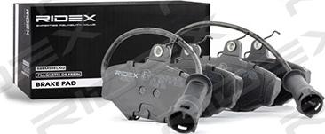 RIDEX 402B0379 - Brake Pad Set, disc brake autospares.lv