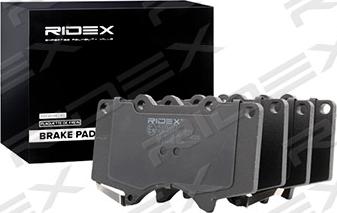 RIDEX 402B0377 - Brake Pad Set, disc brake autospares.lv