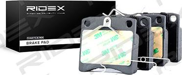 RIDEX 402B0299 - Brake Pad Set, disc brake autospares.lv