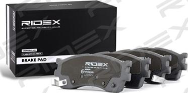 RIDEX 402B0294 - Brake Pad Set, disc brake autospares.lv