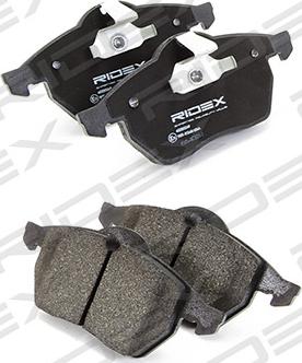 RIDEX 402B0249 - Brake Pad Set, disc brake autospares.lv