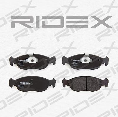 RIDEX 402B0214 - Brake Pad Set, disc brake autospares.lv