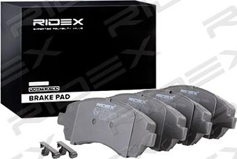 RIDEX 402B0217 - Brake Pad Set, disc brake autospares.lv