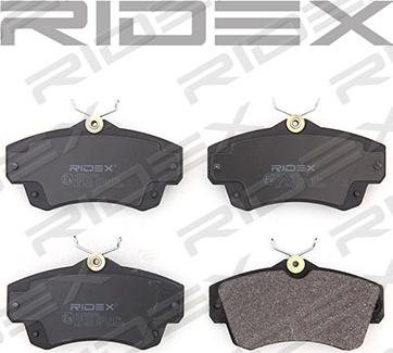 RIDEX 402B0286 - Brake Pad Set, disc brake autospares.lv