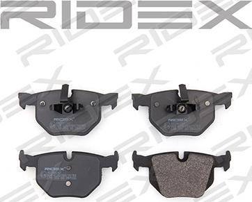 RIDEX 402B0282 - Brake Pad Set, disc brake autospares.lv