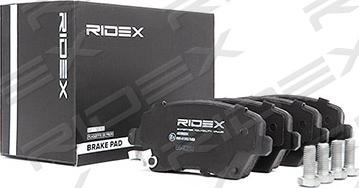 RIDEX 402B0234 - Brake Pad Set, disc brake autospares.lv