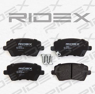 RIDEX 402B0234 - Brake Pad Set, disc brake autospares.lv