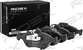 RIDEX 402B0274 - Brake Pad Set, disc brake autospares.lv