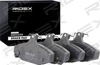 RIDEX 402B0797 - Brake Pad Set, disc brake autospares.lv