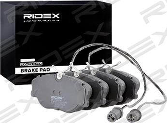 RIDEX 402B0746 - Brake Pad Set, disc brake autospares.lv