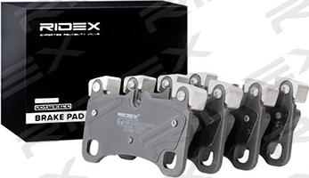 RIDEX 402B0766 - Brake Pad Set, disc brake autospares.lv