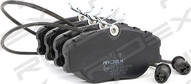 RIDEX 402B0760 - Brake Pad Set, disc brake autospares.lv