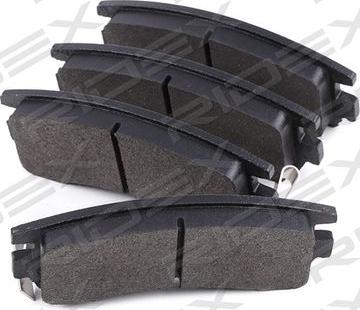 RIDEX 402B0768 - Brake Pad Set, disc brake autospares.lv