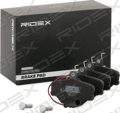 RIDEX 402B0762 - Brake Pad Set, disc brake autospares.lv