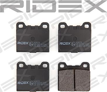 RIDEX 402B0730 - Brake Pad Set, disc brake autospares.lv