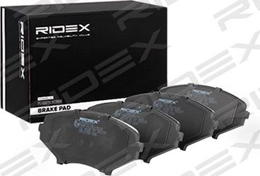 RIDEX 402B0732 - Brake Pad Set, disc brake autospares.lv