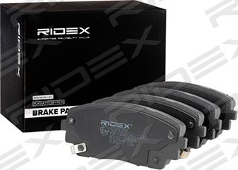 RIDEX 402B1052 - Brake Pad Set, disc brake autospares.lv