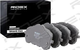 RIDEX 402B1009 - Brake Pad Set, disc brake autospares.lv