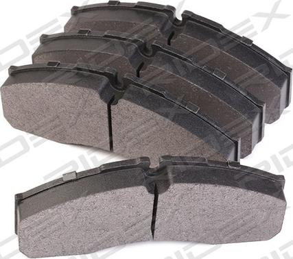 RIDEX 402B1015 - Brake Pad Set, disc brake autospares.lv